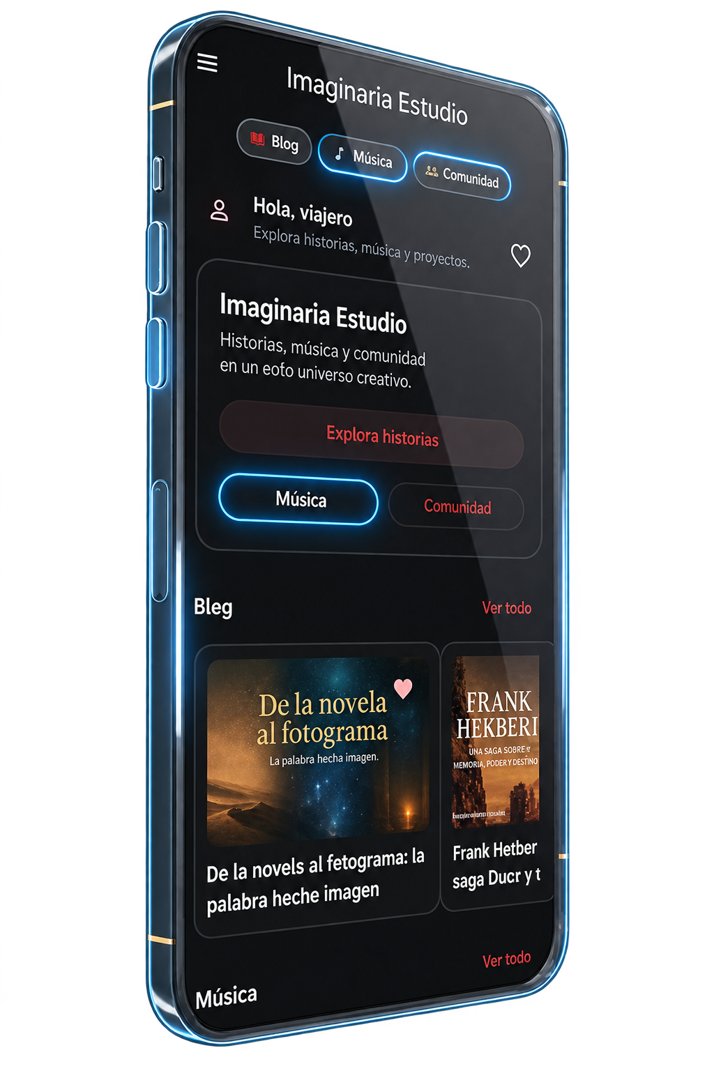 Vista previa de la App Imaginaria