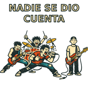 Nadie Se Dio Cuenta — Camiseta Bajista