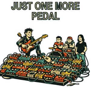 Just One More Pedal — Camiseta Guitarrista