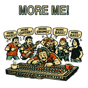 More Me! — Camiseta Técnico de Sonido