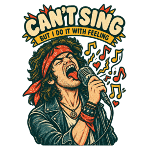 "I can't sing"